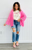 POL Bubblegum Pink Hoodie Sweater Cardigan (Reg.)