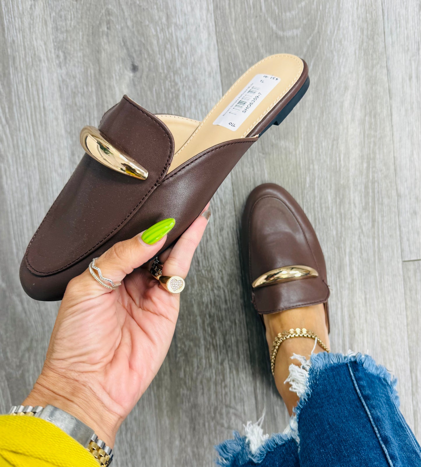 Brown Simply Refined Mule