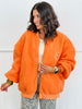 Keep Smiling Sherpa Jacket (Reg.)-2 Colors