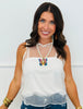 Layered Organza Cami Top (Reg.) - 2 Colors