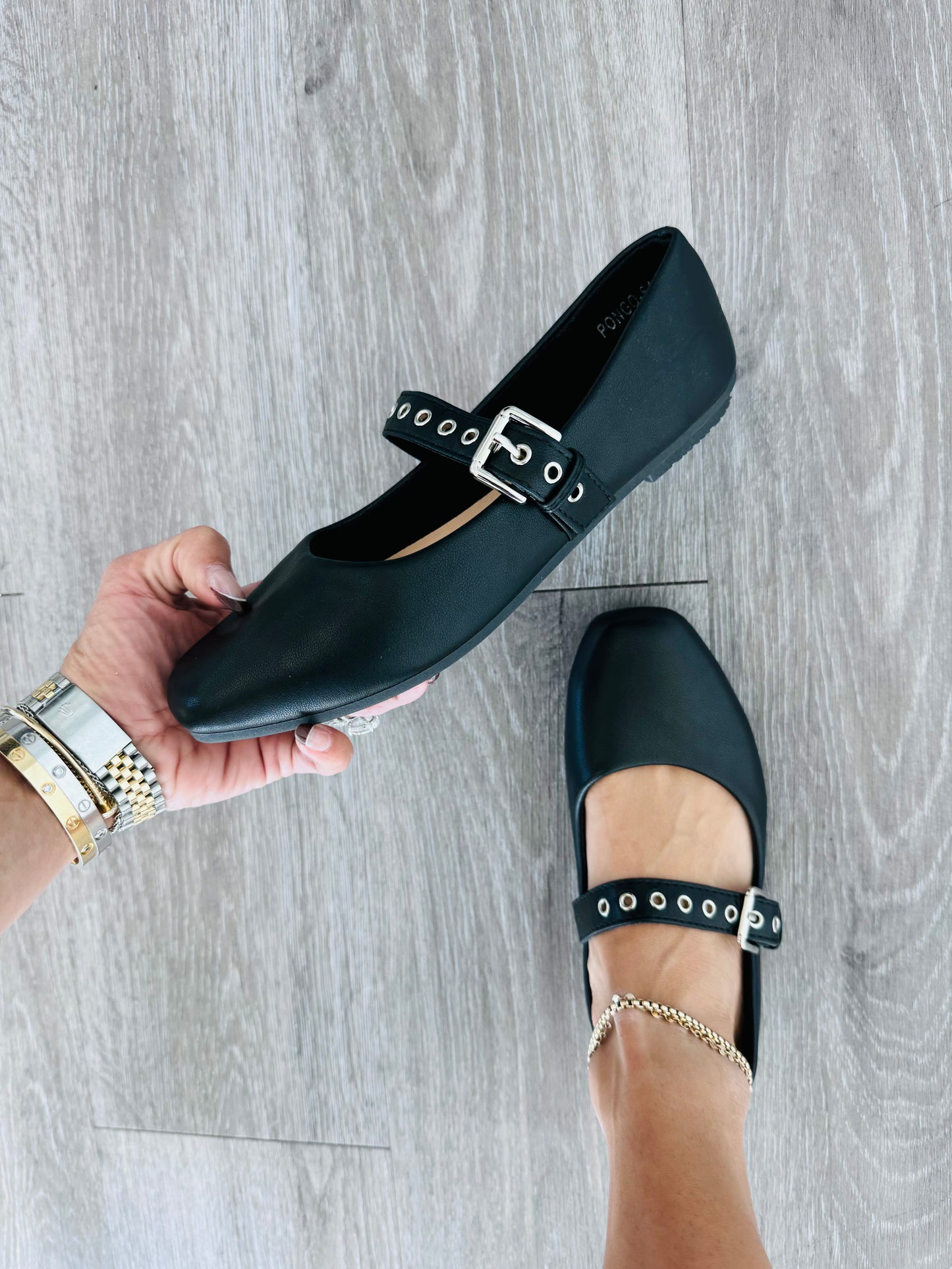 Black Style It Up Flats