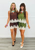 Scallop Lace Trim Solid Top (Reg.)-2 Colors