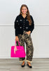 Black Pearl Bow Embellished Gigi Cardigan (Reg.)