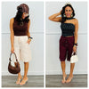 Elevated Lace Bermuda Shorts (Reg.)-2 Colors