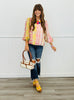 Eyelet Ruffled Neck Baroque Blouse (Reg.) - 2 Colors
