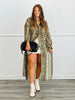 Snake Print Longline Duster Top (Reg.)