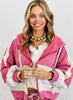 POL Cloud Pink Double Gauze Patch Jacket (Reg.)