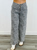 Snow Leopard Washed Stretch Crop Pants (Reg.)