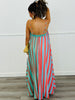 Mint Sage Serafina Striped Maxi Dress (Reg & Plus)