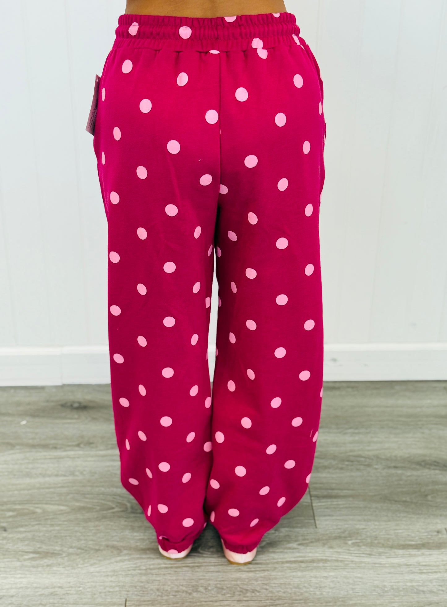 Playful Polka Dot Jogger Pants (Reg.) - 4 Colors