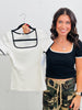 Basic Short Sleeve Ribbed Top (Reg. and Plus) - 2 Colors