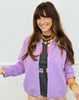 Lavender Button Up Sweater Cardigan (Reg.)