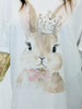 White Bunny Royalty Graphic Tee (Reg. and Plus)