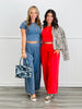 Mineral Washed Wide Leg Pants (Reg.)- 2 Colors