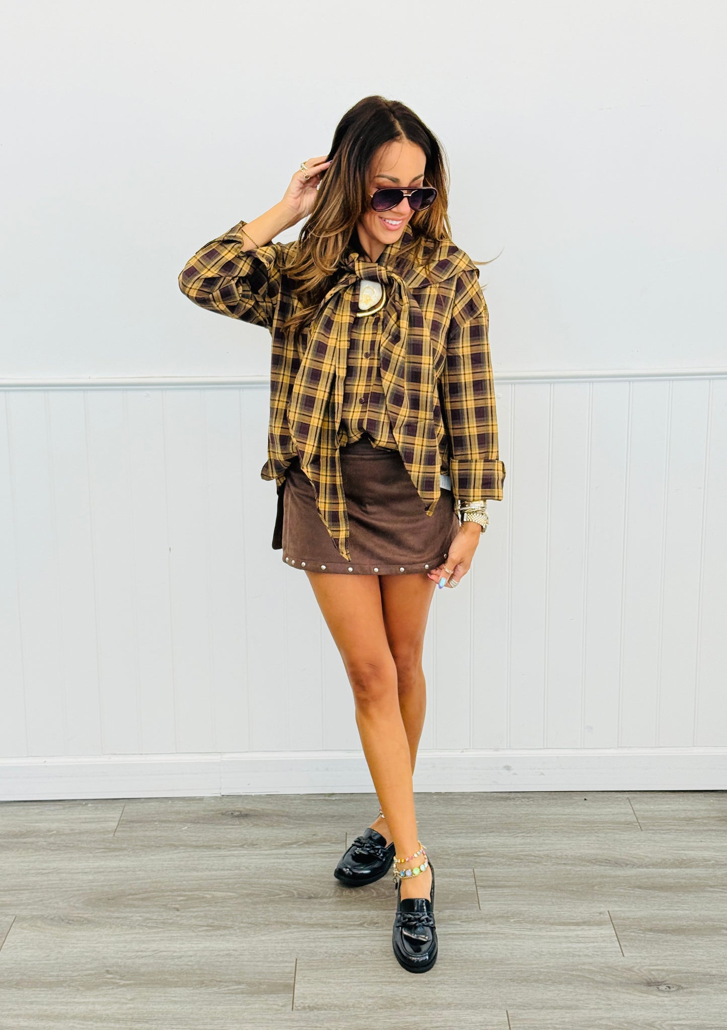 Plaid Button Down Shirt (Reg.)