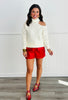 Open Shoulder Turtle Neck Sweater (Reg.) - 2 Colors