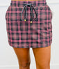 Ellie Plaid Skort (Reg. and Plus)