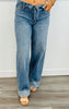 Judy Blue Frankie Fold Over Jeans (Reg. and Plus)