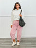 Taupe/Ivory Floral Hoodie Sweatshirt (Reg.)