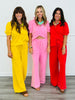 Wide Leg Pull On Pants (Reg.) - 3 Colors