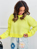 Two Tone Mono Stripe Sweater (Reg)-4 Colors