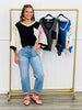 POL V-Neck Relaxed Fit Boxy Top Remix (Reg.)-3 Colors