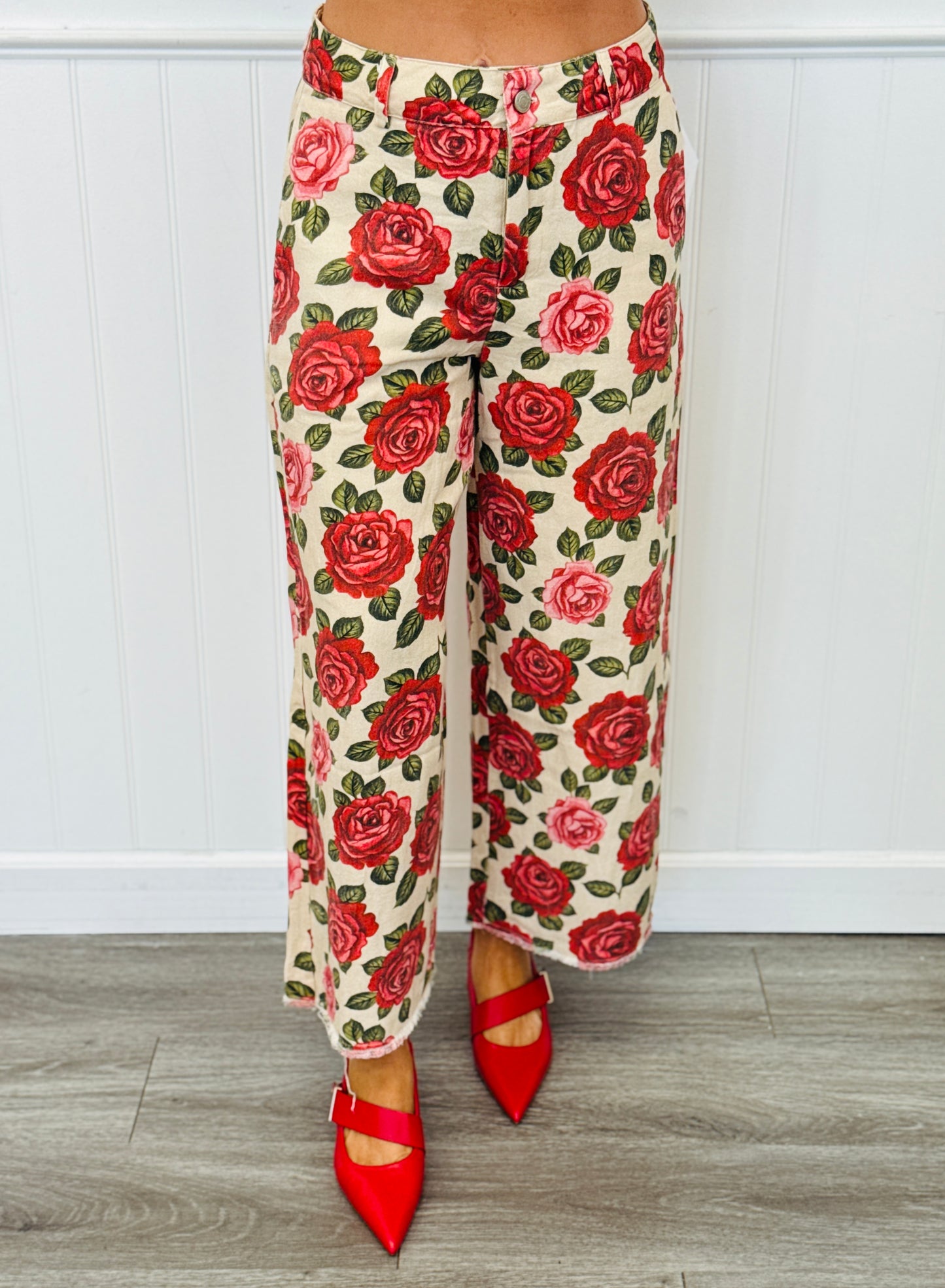 Red Beauty Rose Romance Pants (Reg.)