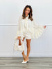 Ruffled Chiffon High Low Blouse (Reg & Plus) - 2 Colors