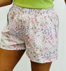 Light Pink Floral Shorts (Reg.)