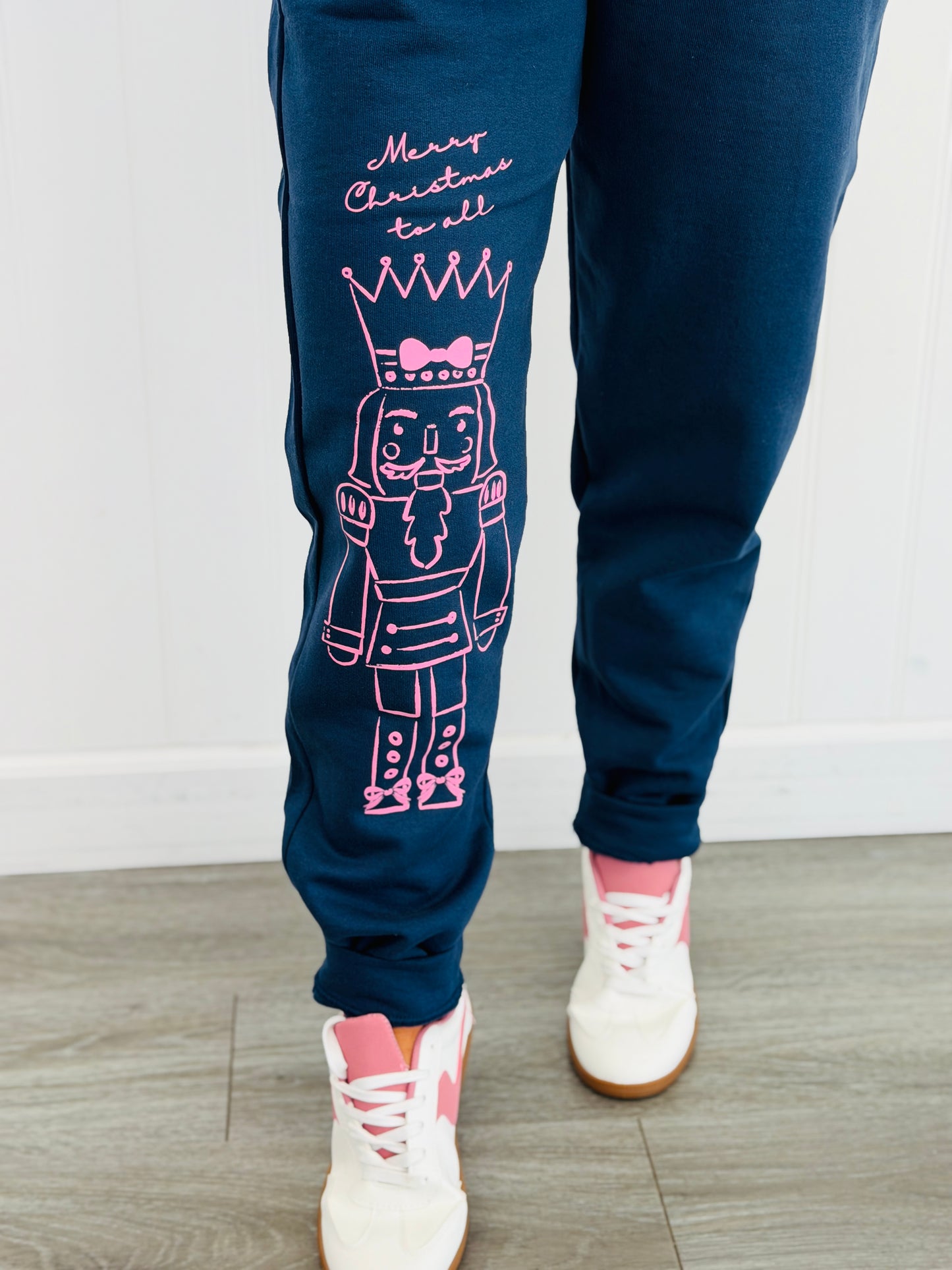 Navy Nutcracker & Bows Joggers (Reg. and Plus)