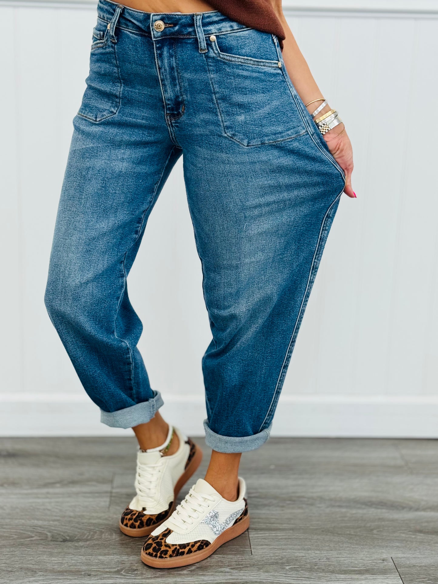 Judy Blue Barrel Of Fun Stitch Pocket Jeans (Reg. and Plus)