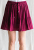30a- Solid Pleated Skirt- 3 Colors