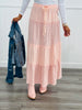 POL Baby Pink Tiered Maxi Skirt (Reg.)