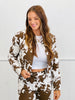 Brown Cow Print Jacket (Reg.)