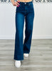 Risen Dark Wide Leg Jeans (Reg & Plus)