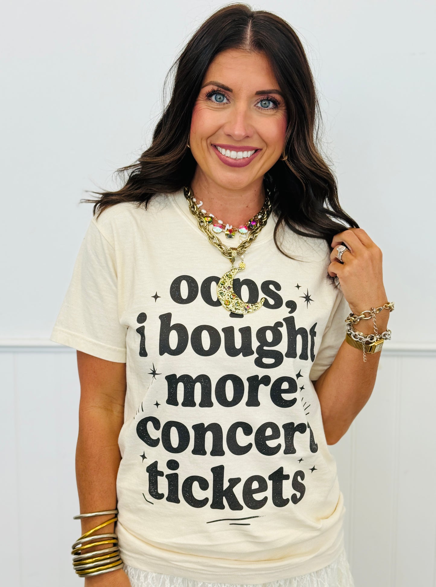 Oops...More Concert Tickets Tee (Reg. and Plus)