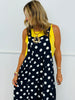 Navy/White Polka Dot Sling Jumpsuit (Reg & Plus)