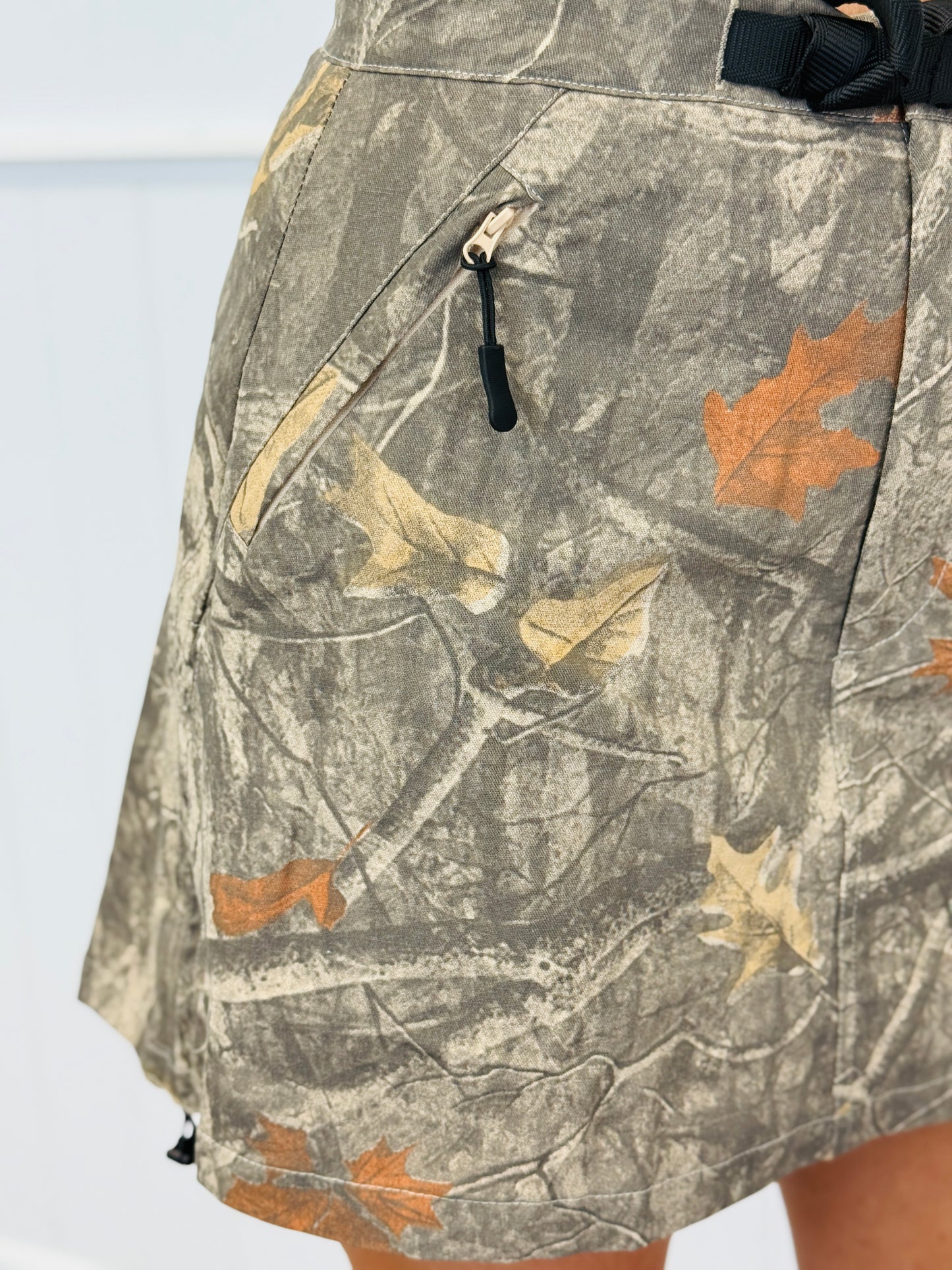 Taupe Real Tree Camo Mini Skirt (Reg & Plus)