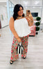 Leopard Number 7 Ball Side Stripe Pants (Reg. and Plus)