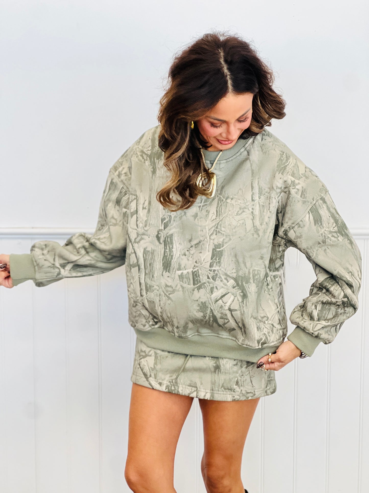 Sage Tree Camo Skort (Reg.)