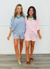Striped Terry Cloth Shorts (Reg.) - 2 Colors
