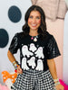 Spooky Ghost Sequin Sleeves Top (Reg. and Plus)