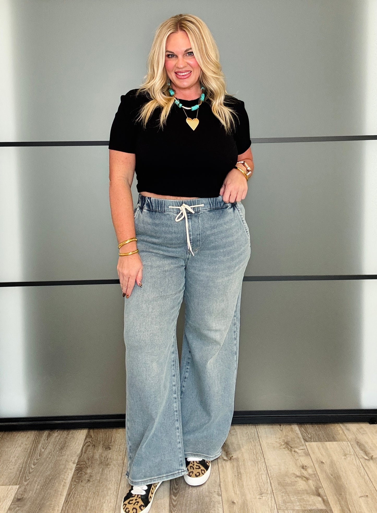 Judy Blue Carefree Days Baggy Jeans (Reg. and Plus)