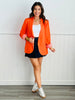 Orange Peyton Blazer (Reg. and Plus)