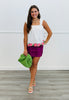 Flower Embroidered Poplin Blouse (Reg. and Plus) - 2 Colors
