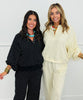 Cozy Micro Polka Dot Sweatshirt (Reg.) - 2 Colors