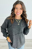 Andree Ribbed Long Sleeve Tunic Top (Reg. and Plus) - 6 Colors
