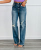 Judy Blue Do Anything Dad Straight Jeans (Reg. and Plus)