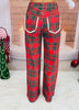 Yuletide Plaid Denim Pants (Reg.)