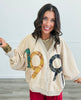 Oli & Hali Natural Patchwork Button Down Cardigan (Reg.)